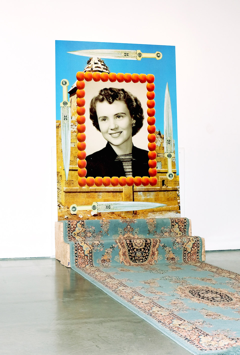 Camille Lévêque, Summit Meeting, mixed media, installation view, 2019.